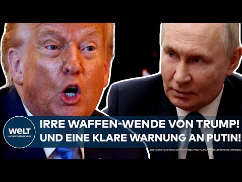 UKRAINE-KRIEG: Irre Waffen-Wende von Donald Trump! Und eine klare Warnung an Wladimir Putin!