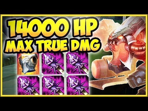 5 ROA + ONE STONEPLATE CHALLENGE = ONE SHOT ANY ENEMY! CHO'GATH TOP GAMEPLAY! - League of Legends