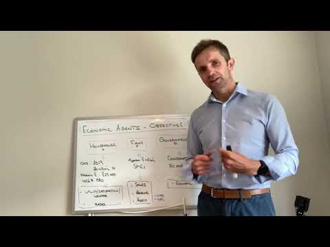 Objectives of economic agents