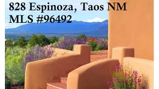 preview picture of video '828 Espinoza Road, Taos, NM, MLS # 96492'