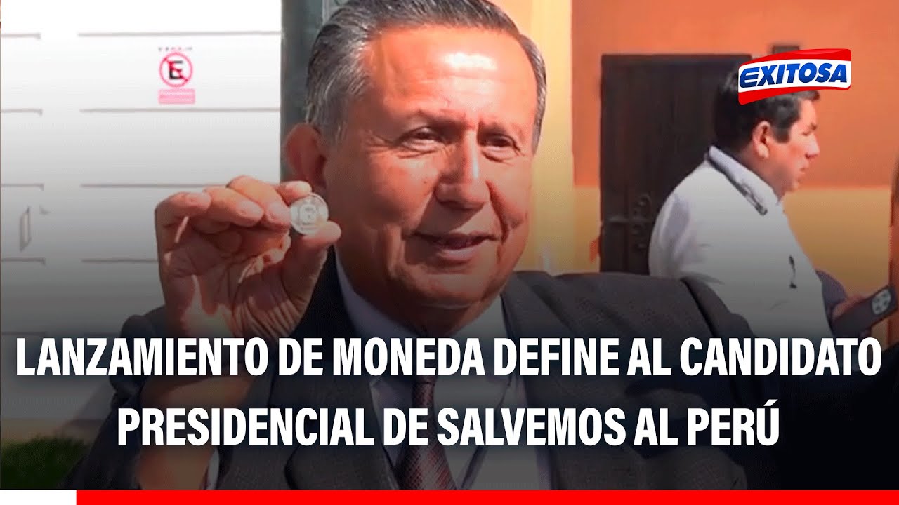 🔴🔵 Lanzamiento de moneda al aire definió al candidato presidencial de Salvemos al Perú