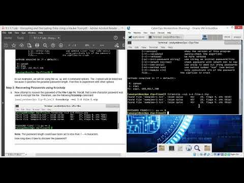 9.1.1.7 Lab - Encrypting and Decrypting Data Using a Hacker Tool