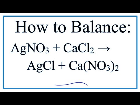 Расставьте коэффициенты в схемах реакций agno3 cacl2 agcl ca no3 2