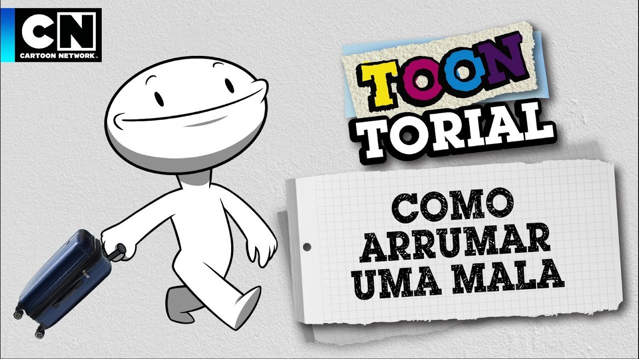 Como arrumar uma mala | Toontorial | #FiqueEmCasa