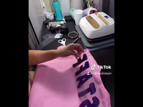 Quick Tutorial on Heat Transfer Vinyl (HTV) Placement. Cricut HTV placement Quick Tips