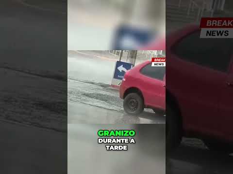 GRANIZO EM CHARRUA: CHUVA ASSUSTA MORADORES NO RIO GRANDE DO SUL!  #noticias #brasil #natureza#medo