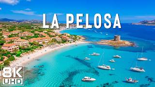 La Pelosa Like You've Never Seen Before 🇮🇹🌊 | Italy's Hidden Paradise |  | 8K UHD Scenic Relaxation