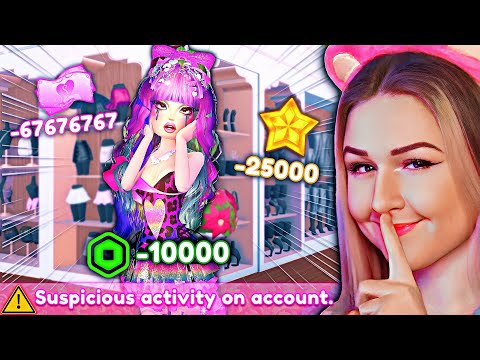 i HACKED my SISTER'S roblox ACCOUNT and did THIS in DRESS TO IMPRESS... 🤫