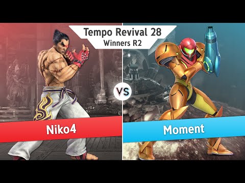 Tempo Revival 28 - Niko4 (Kazuya) Vs. Moment (Samus) - WR2 - Smash Ultimate