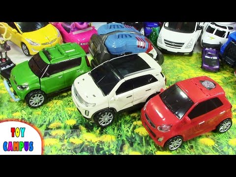 Tobot Deltatron 3 in 1 Transformer Car To Robot | 또봇3단합체 델타트론 | Kia Sorento | ToysReview ToyCampus