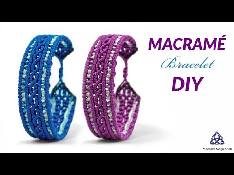 NEW Macrame Celtic Bracelet DIY Macrame Crafts