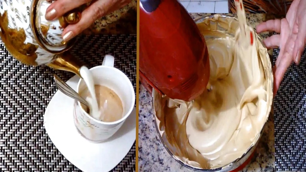 🍫 CAPPUCCINO Cremoso Caseiro ☕  Rende o mês todo!! 🤎 MARILENE SARAH FIALHO