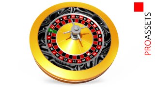 Roulette Game 3D Assets video preview