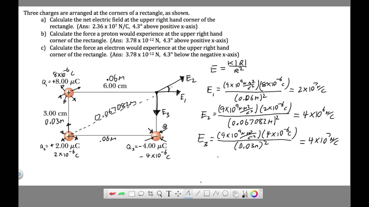 Ch 15 - Electric Fields - Problem # 1