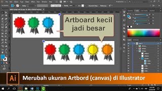 Cara merubah ukuran artboard (canvas) di adobe illustrator | tutorial89