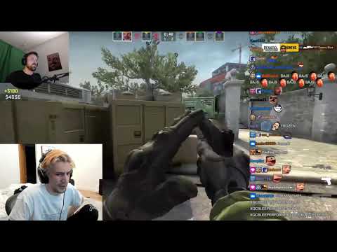 xQc Reacts to a Forsen playing CSGO