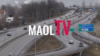 Trafik på E4 med vägskyltar mot Elmia