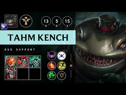 Tahm Kench Support vs Maokai - KR Master Patch 25.18