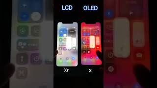 Download lagu IPhone Xr  LCD display VS Iphone X OLED display #shorts mp3
