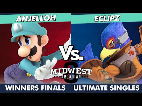 Midwest Arcadian 6 Winners Finals - ANJELLOH (Luigi) Vs. Eclipz (Falco) SSBU Ultimate Tournament
