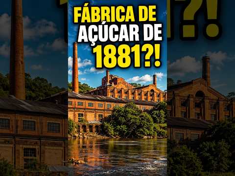 A fábrica de açúcar de 1881 que ainda existe em Piracicaba