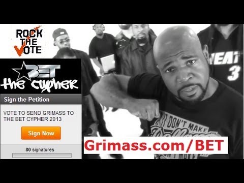 GRIMASS -  BET CYPHER 2013 [OFFICIAL VIDEO]