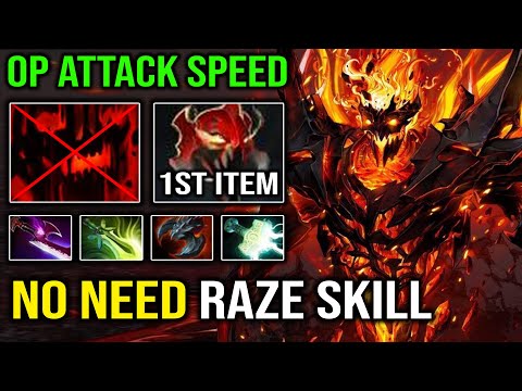 No Raze Needed Just Right Click is Enough | 100% Physical SF 1st Item Madness OP Attack Speed Dota 2