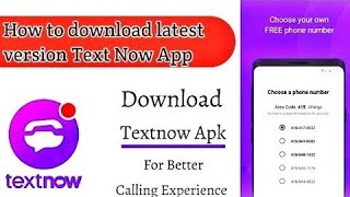 How To Download TextNow App 100%
