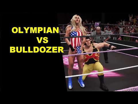 GLOW 1985 Olympian vs Bulldozer - Universe Classic
