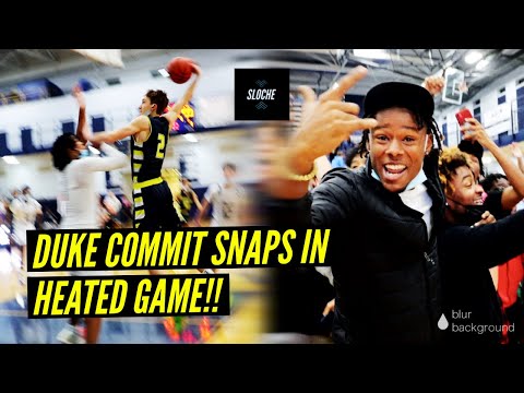 DUKE COMMIT DROPS 37 IN FRONT OF WILD CROWD!! Game Got HEATED!