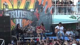KISS Kruise 2012 A Million To One / A World Without Heroes / Only You Medley Sail Away Show