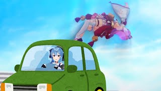 KICKBACKを歌の最中ひき逃げされたみこち【さくらみこ／星街すいせい】【ホロライブミーム】