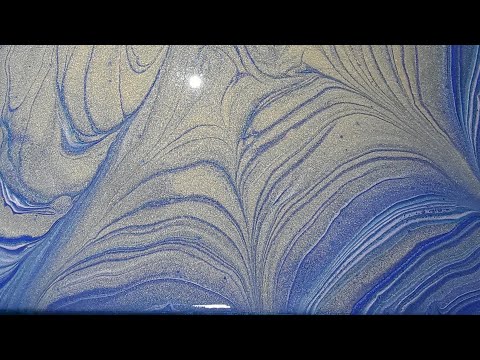 50 wrecked ring ~ acrylic paint pouring ~ paint pouring ~fluid art
