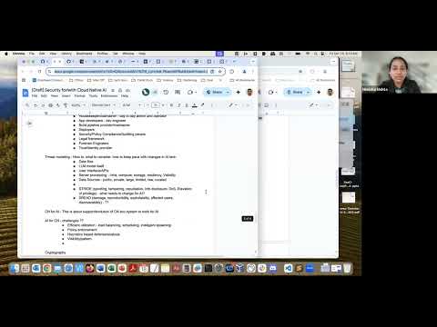 CNCF Cloud Native AI Security Whitepaper Meeting 10-18-2024