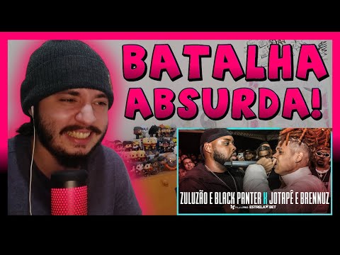 (ACIRRADO) JOTAPÊ E BRENNUZ X ZULUZÃO E BLACK PANTER | 321ª Batalha da Aldeia | REACT BAUEB