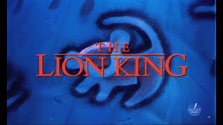 The Lion King (RARE 1994 Holiday Reissue Trailer) [4K HDR10]