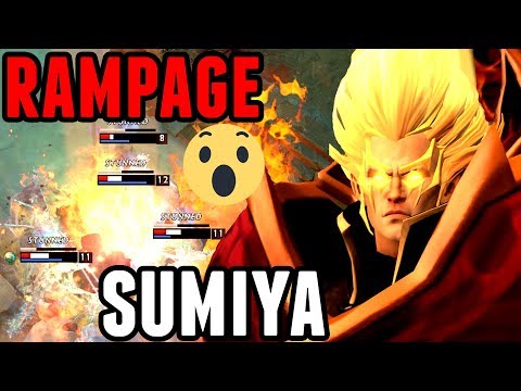 Sumiya Best Invoker In The World WTF Pro Combo Skill Rampage Gameplay Dota 2