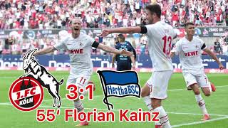 1.FC Köln - Hertha BSC 3:1 FC Radio