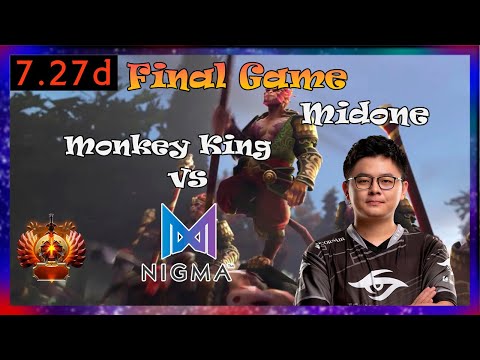 Midone Monkey King hc vs Nigma | Full Gameplay 7.27d | Dota 2 Pro Replays