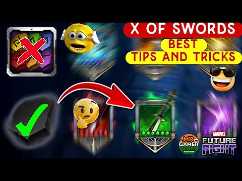 X Of Swords Set 😎 Best Tips And Tricks | 😯Not Buy Selector Rune |  Marvel future fight