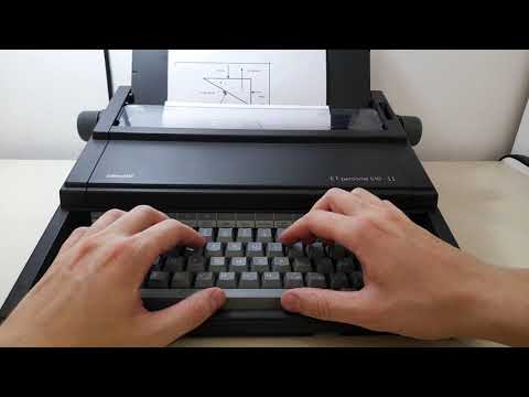 Maquina de escribir Olivetti ET personal 510 - II