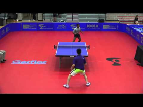 2016 NCTTA Nationals Men's Singles RR - David Lee vs. Dilshan Sooriyaarachchi