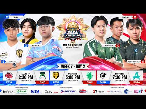 🔴 LIVE | MPL PH S18 | FILIPINO - Week 7 Day 2