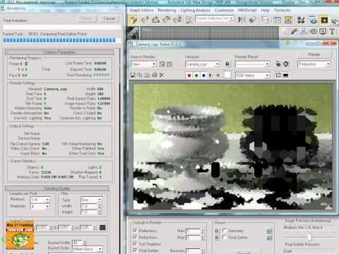 Video Corso Autodesk 3ds max 001 Renderred Frame Windows