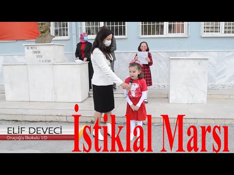 İstiklal Marşımızı en iyi okuyan öğrenci Afyon  Oruçoğlu İ.O