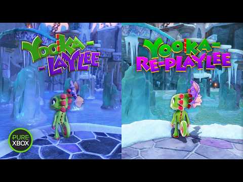 Yooka-Replaylee Vs Yooka-Laylee Gameplay Comparison