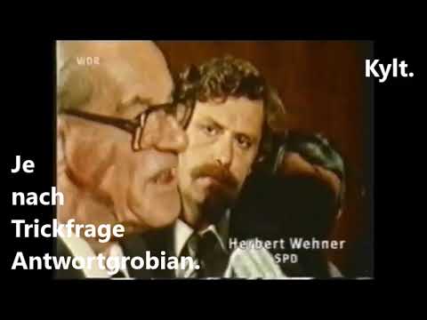 Antwortgrobian Herbert Wehner: Ausraster. Fast.