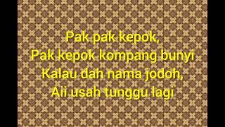 Download lagu LYRICS CAK CEKUK - WANI KAYRIE mp3