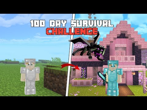 Surviving 100 Days in Minecraft - Ender Dragon Destroyed!