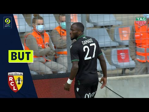 But Ignatius GANAGO (34' - RC LENS) NÎMES OLYMPIQUE - RC LENS (1-1) 20/21